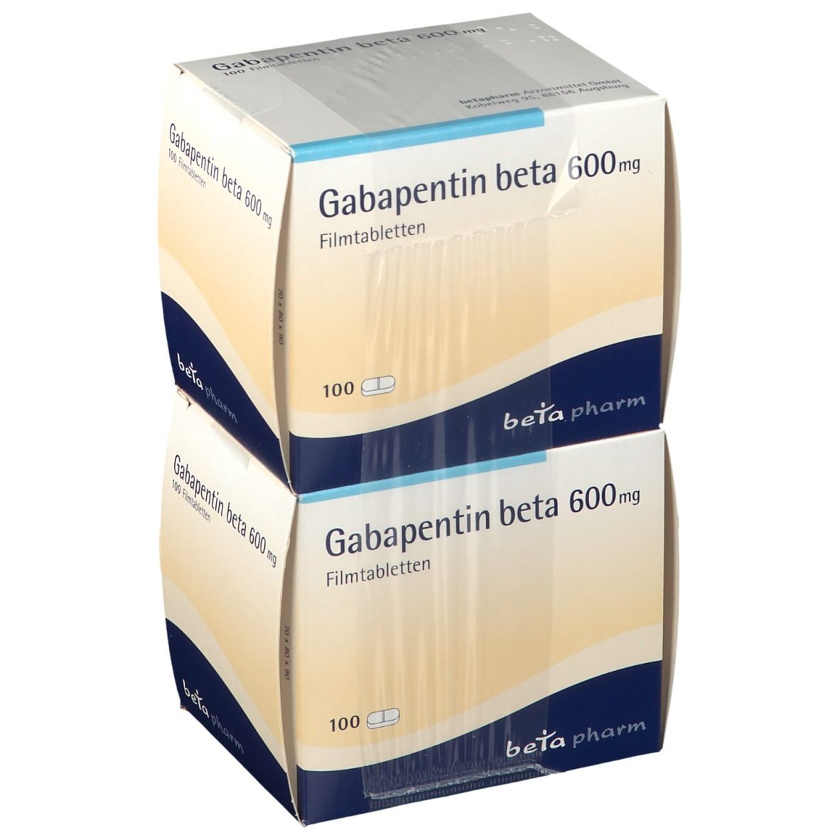 Gabapentin beta 600 mg