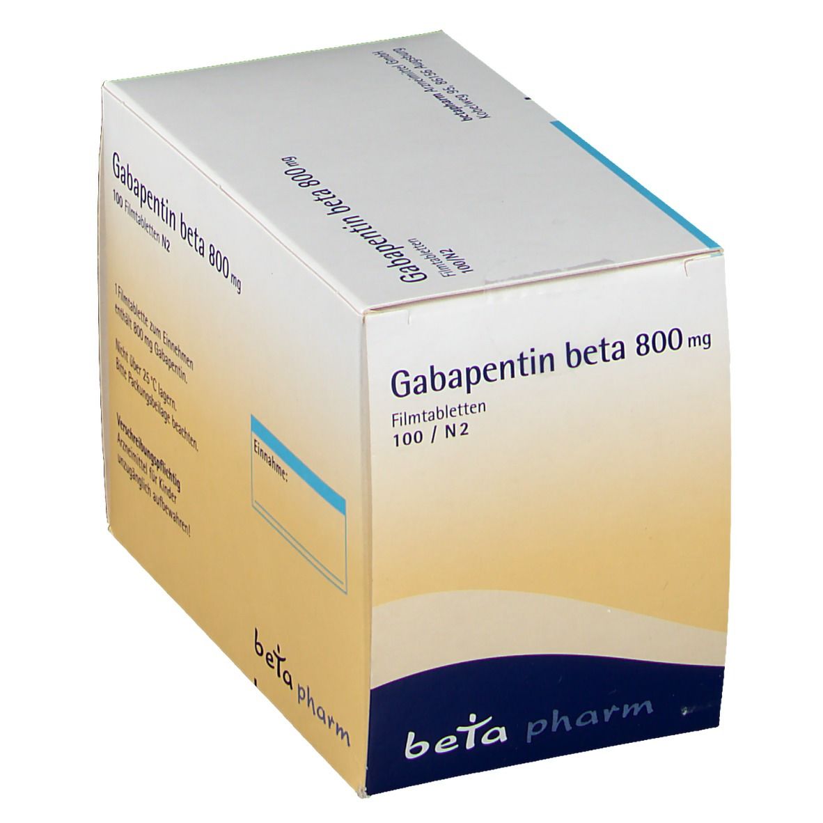 Gabapentin beta 800 mg