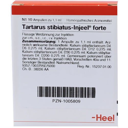 Tartarus stibiatus-Injeel® forte Ampullen