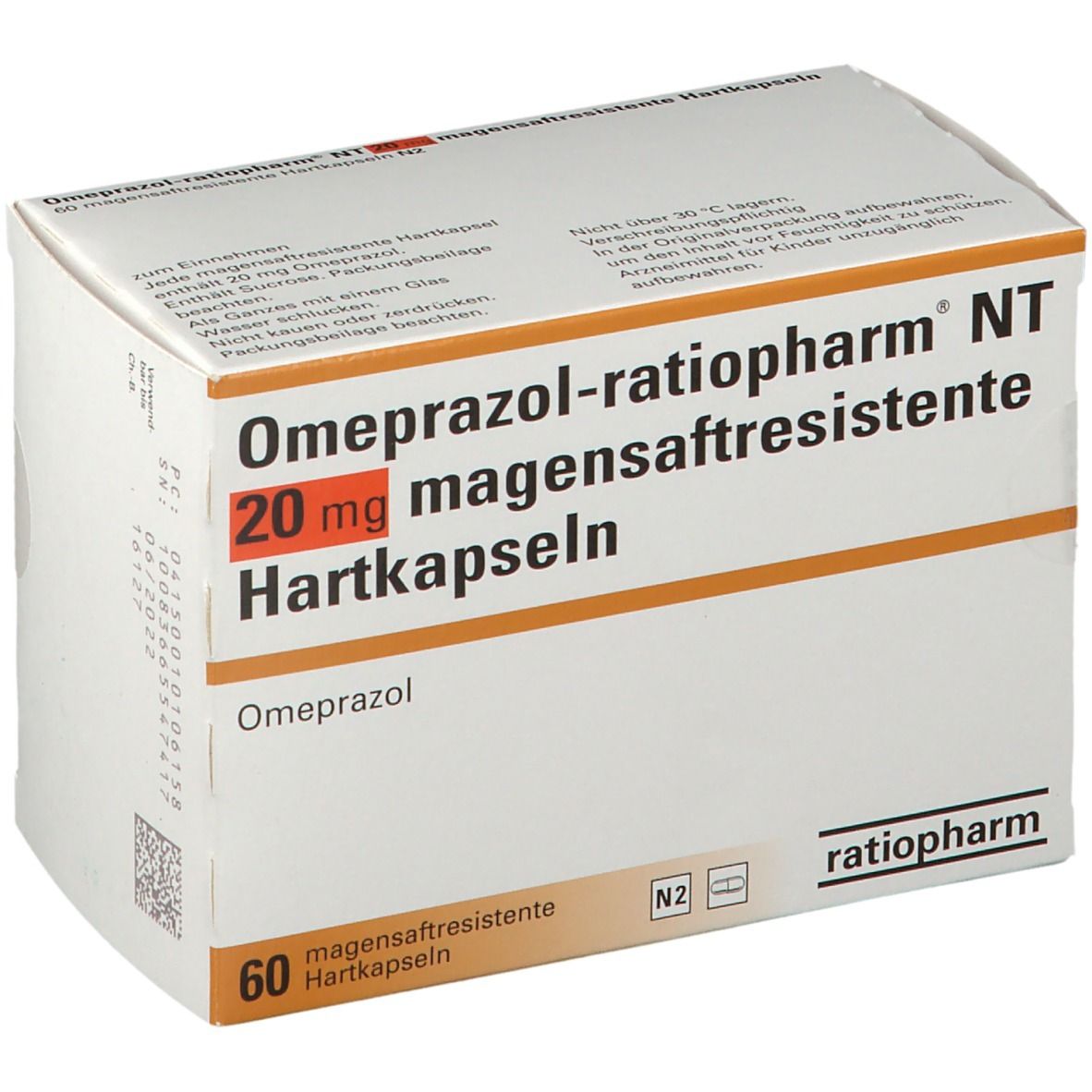 Omeprazol-ratiopharm® NT 20 mg