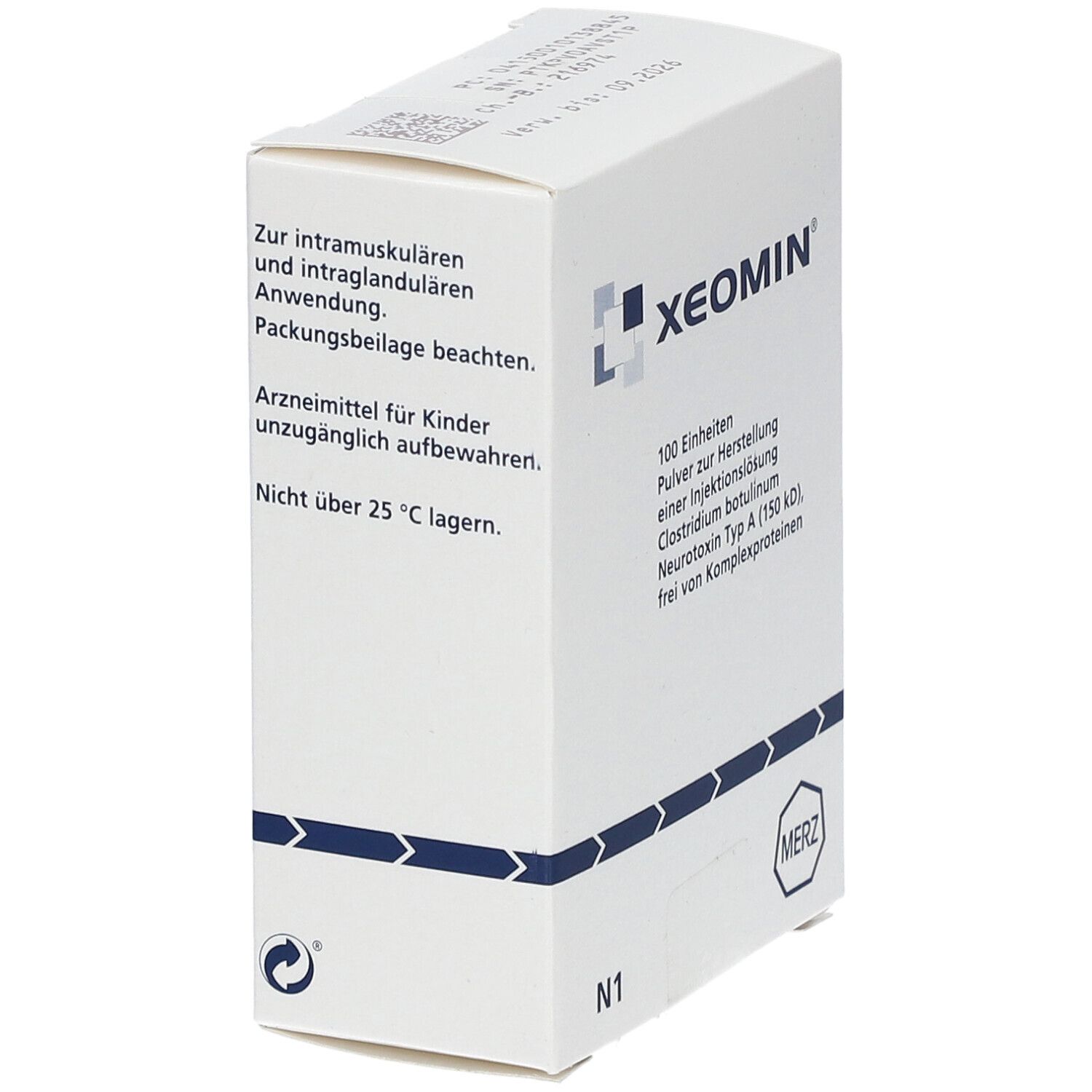 Xeomin 100 LD50 Einheiten
