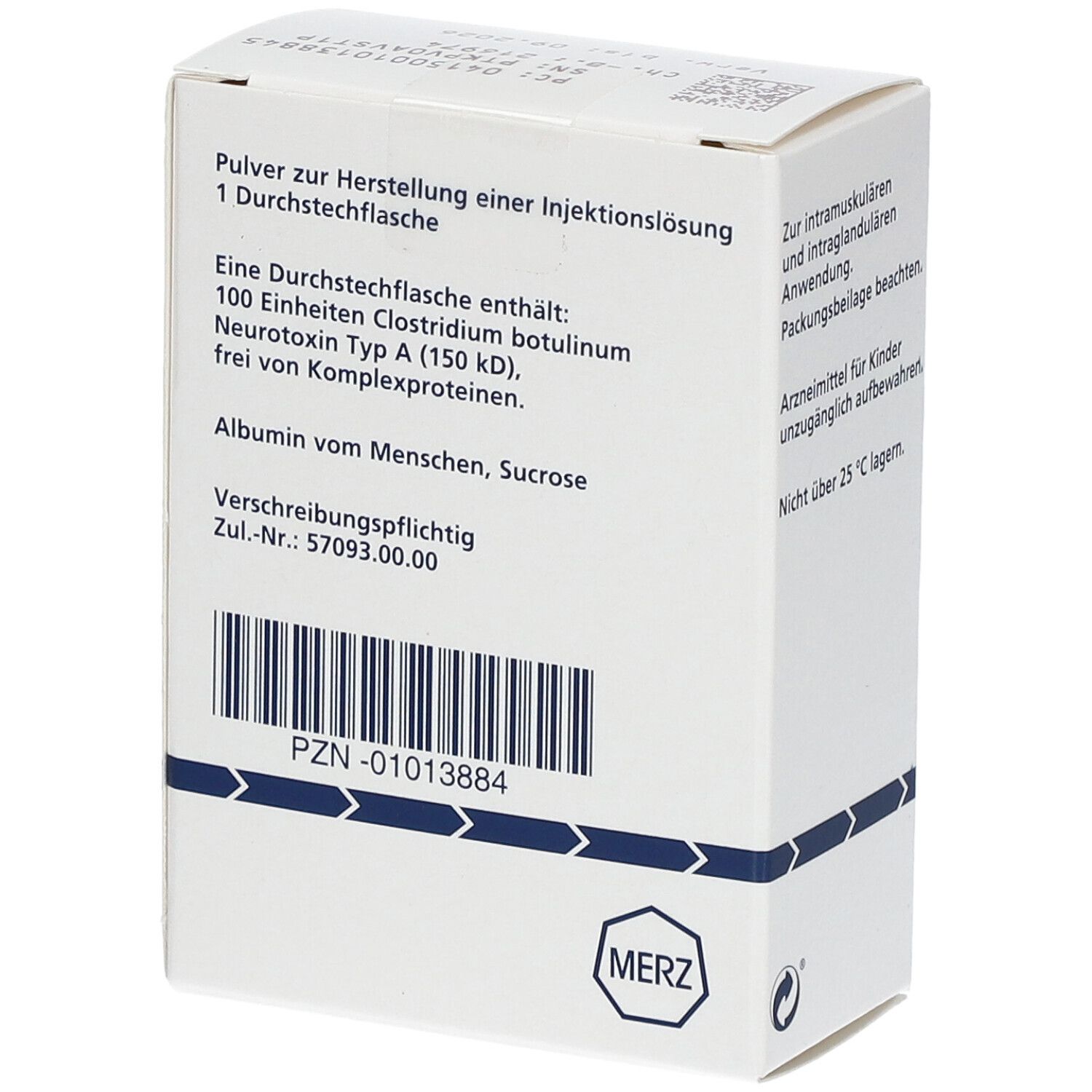 Xeomin 100 LD50 Einheiten