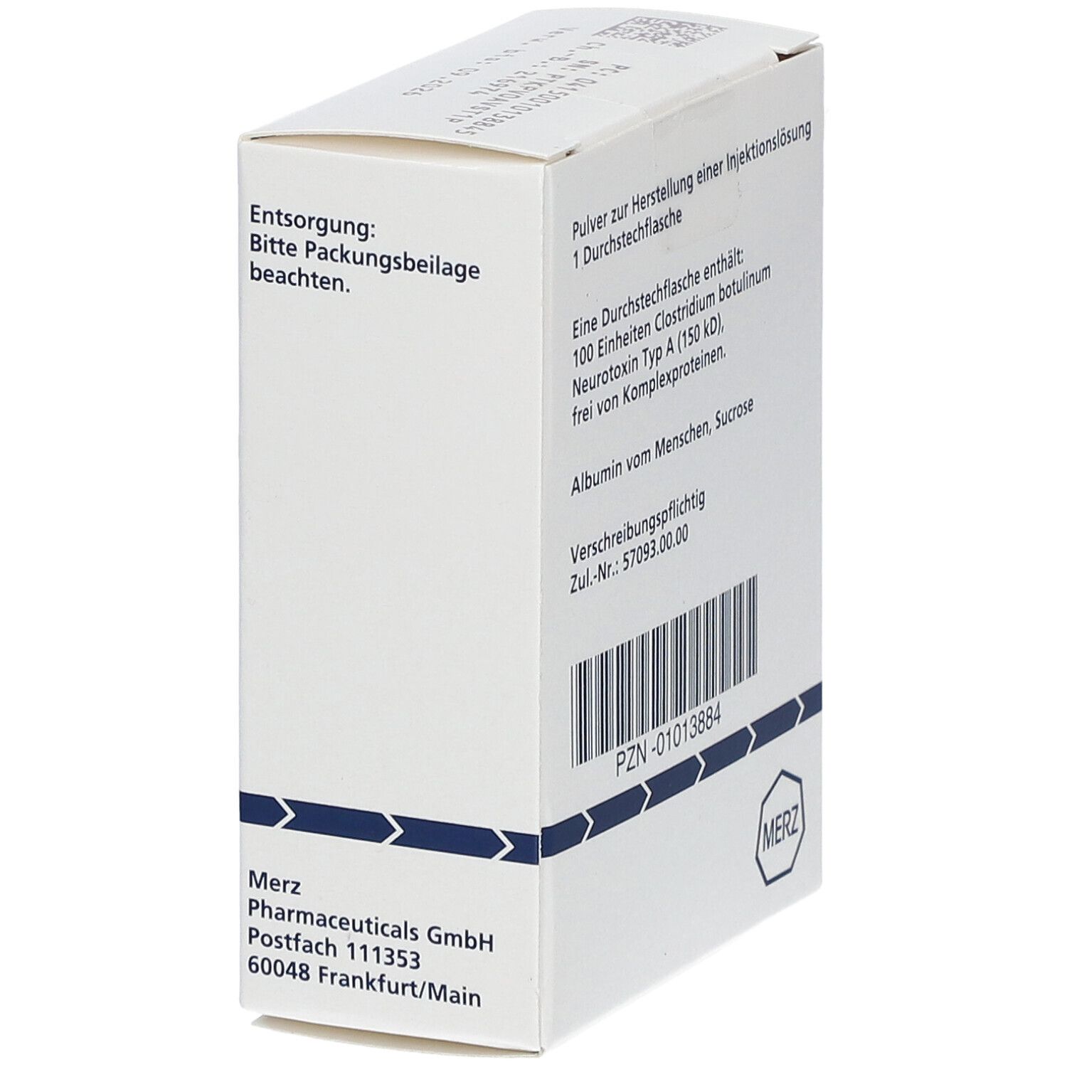Xeomin 100 LD50 Einheiten