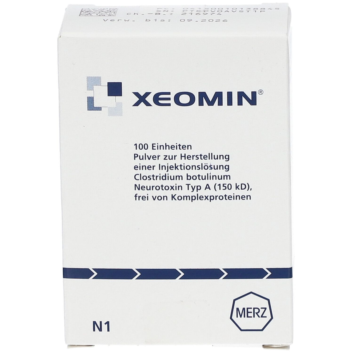 Xeomin 100 LD50 Einheiten