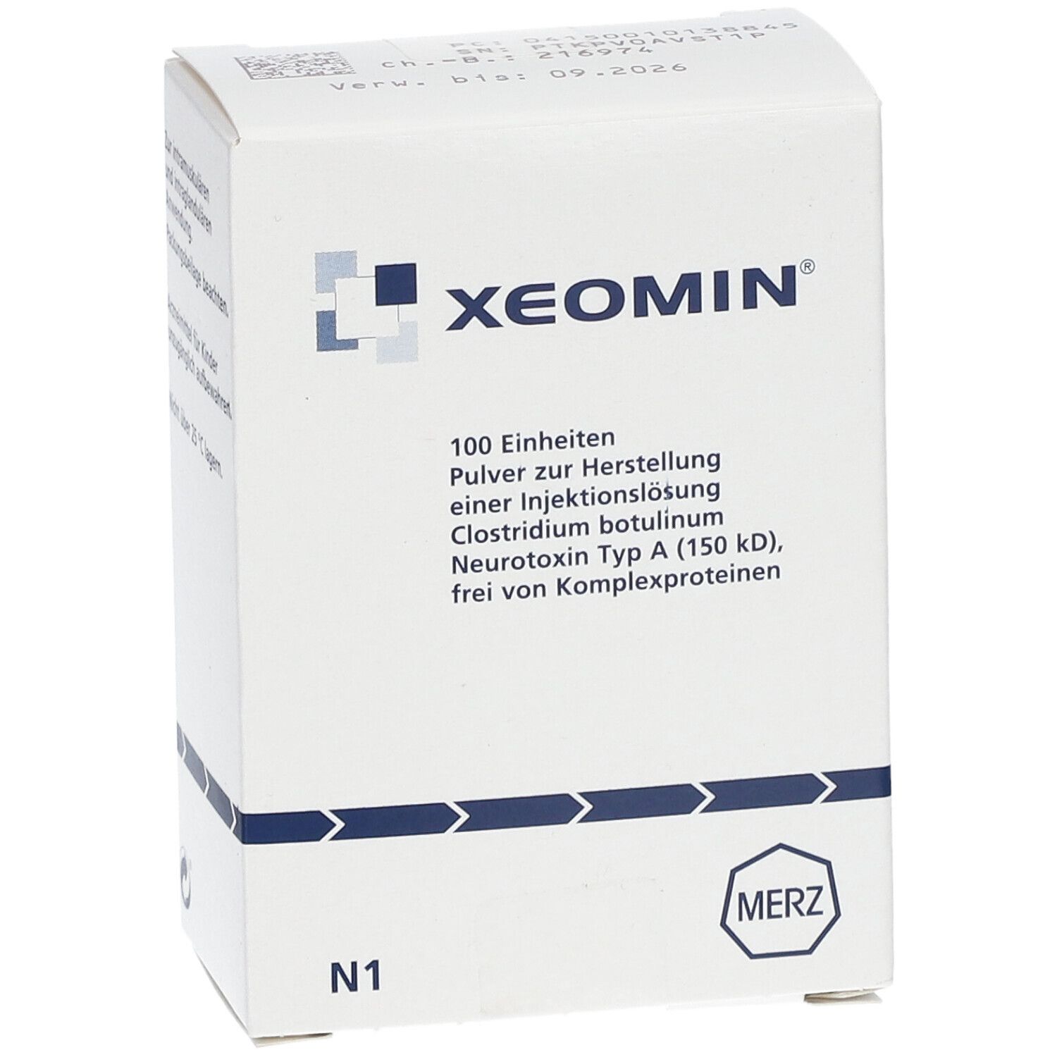 Xeomin 100 LD50 Einheiten
