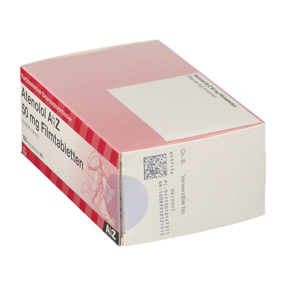 Atenolol AbZ 50 mg Filmtabletten 100 St