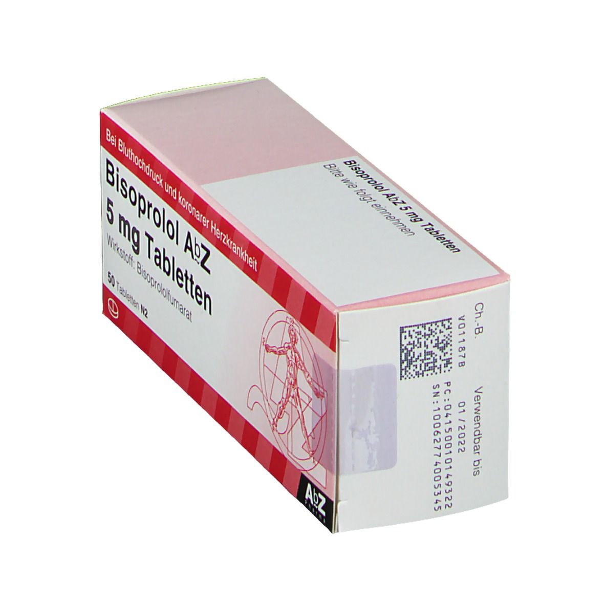 Bisoprolol AbZ 5 mg Tabletten 50 St