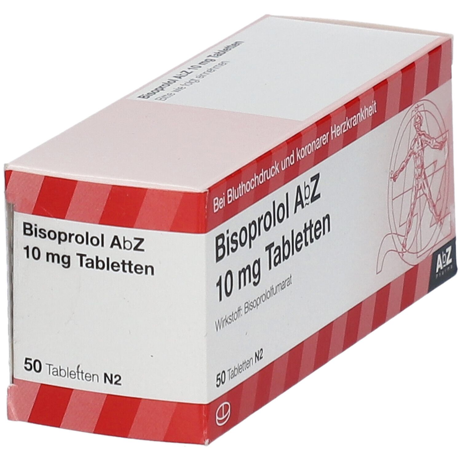 Bisoprolol AbZ 10 mg Tabletten 50 St