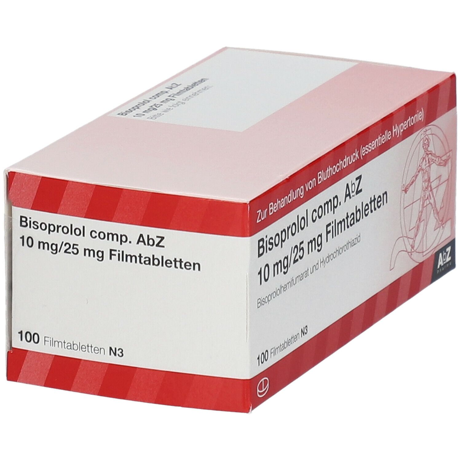 Bisoprolol comp. AbZ 10/25 mg Filmtabletten 100 St