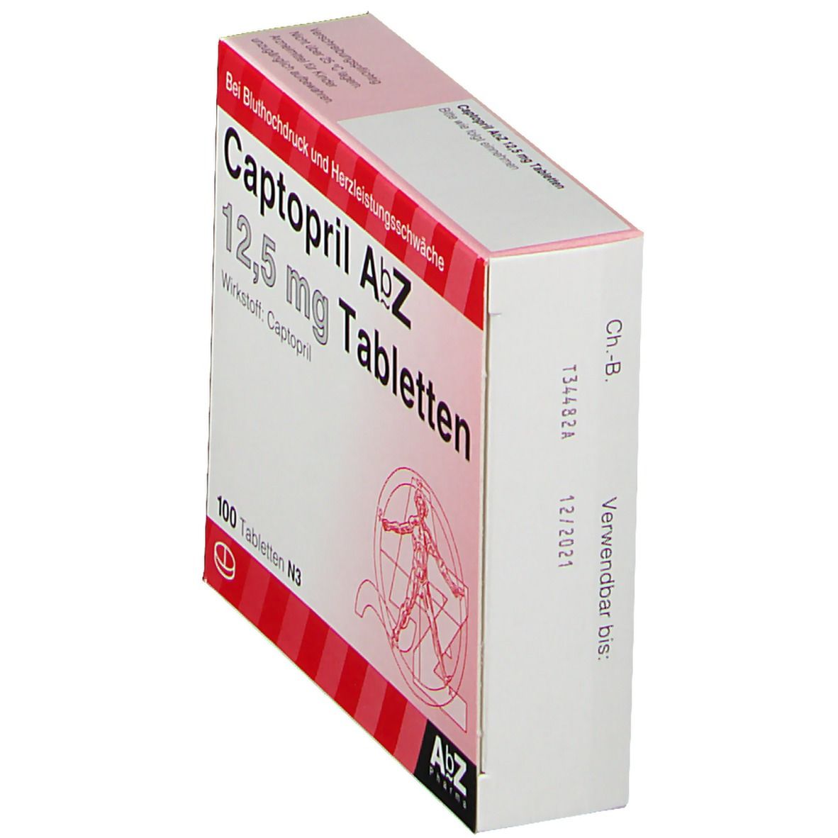 Captopril AbZ 12,5 mg Tabletten 100 St