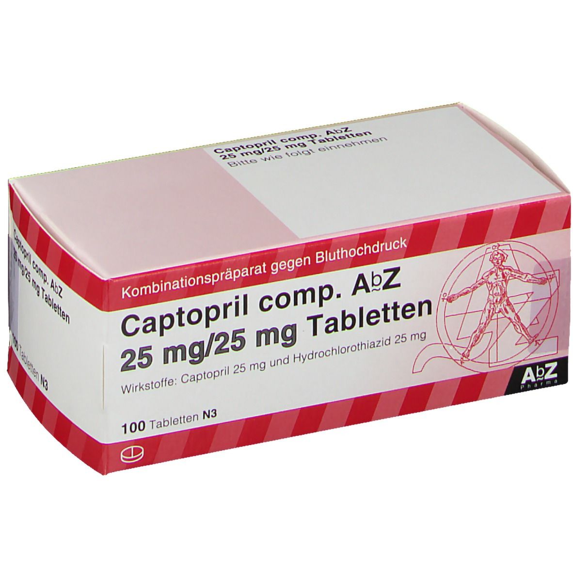 Captopril Comp AbZ 25/25Mg