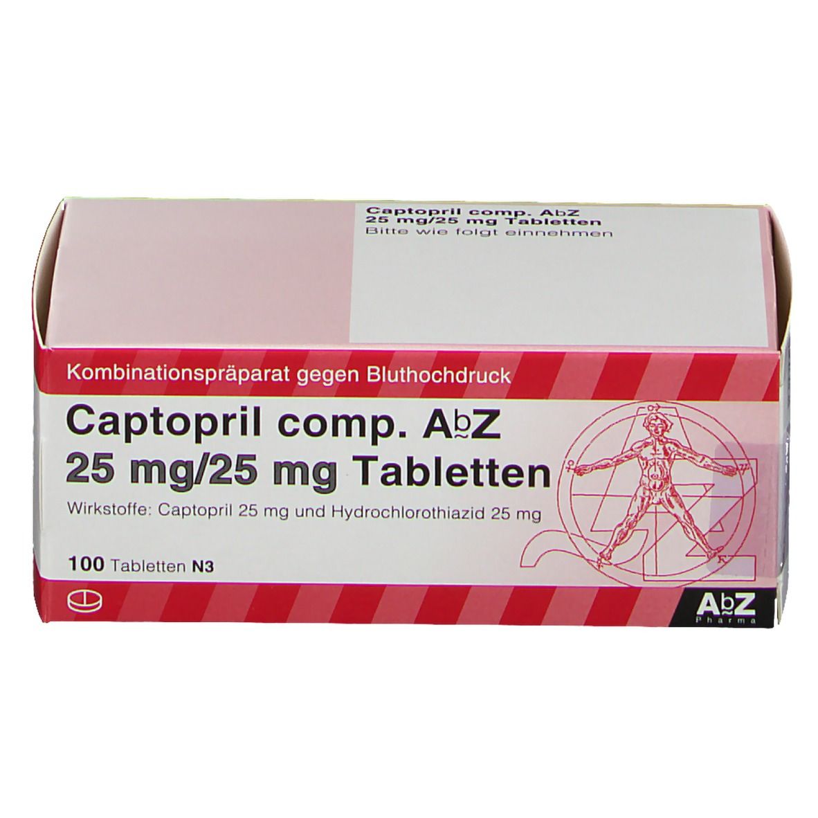 Captopril Comp AbZ 25/25Mg