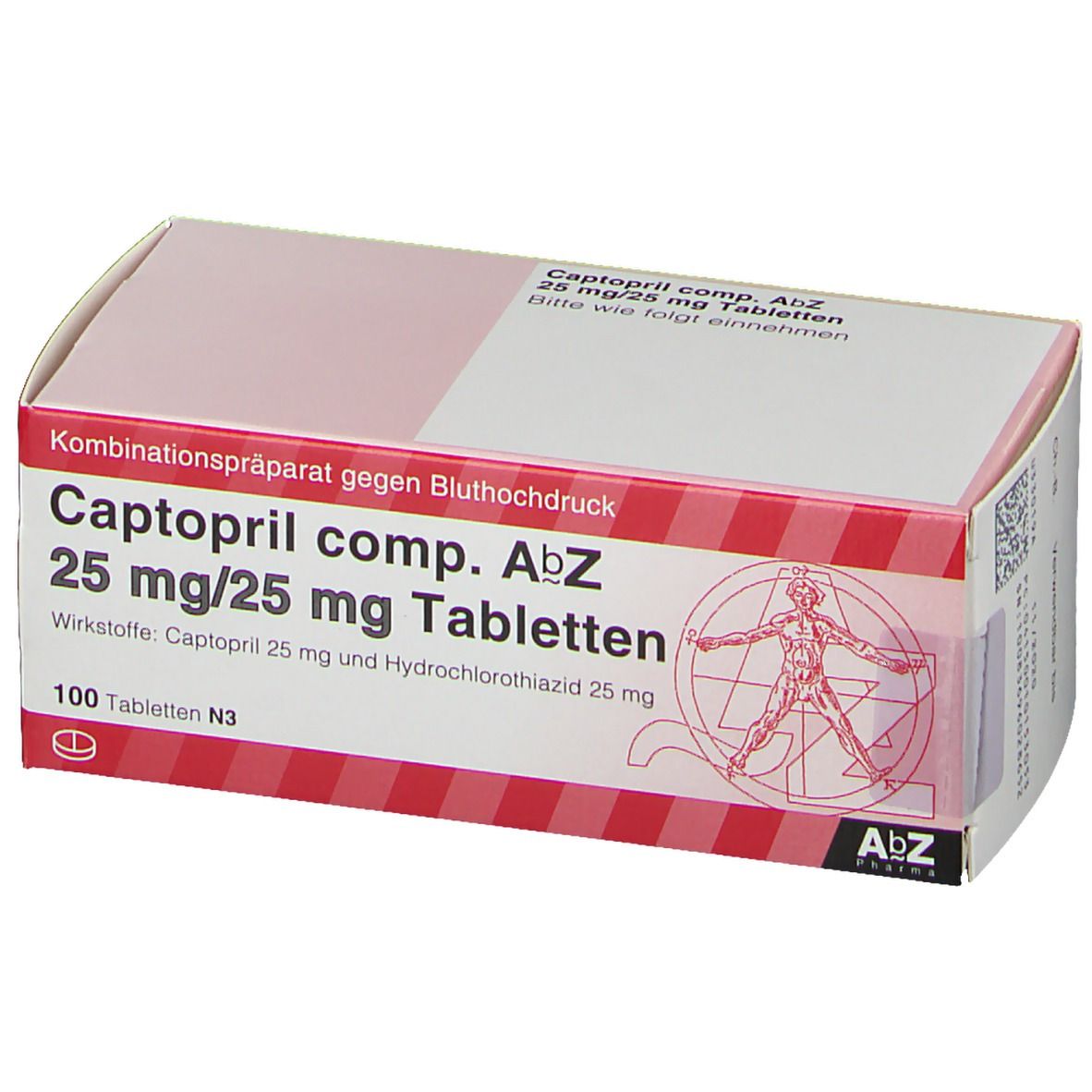Captopril Comp AbZ 25/25Mg
