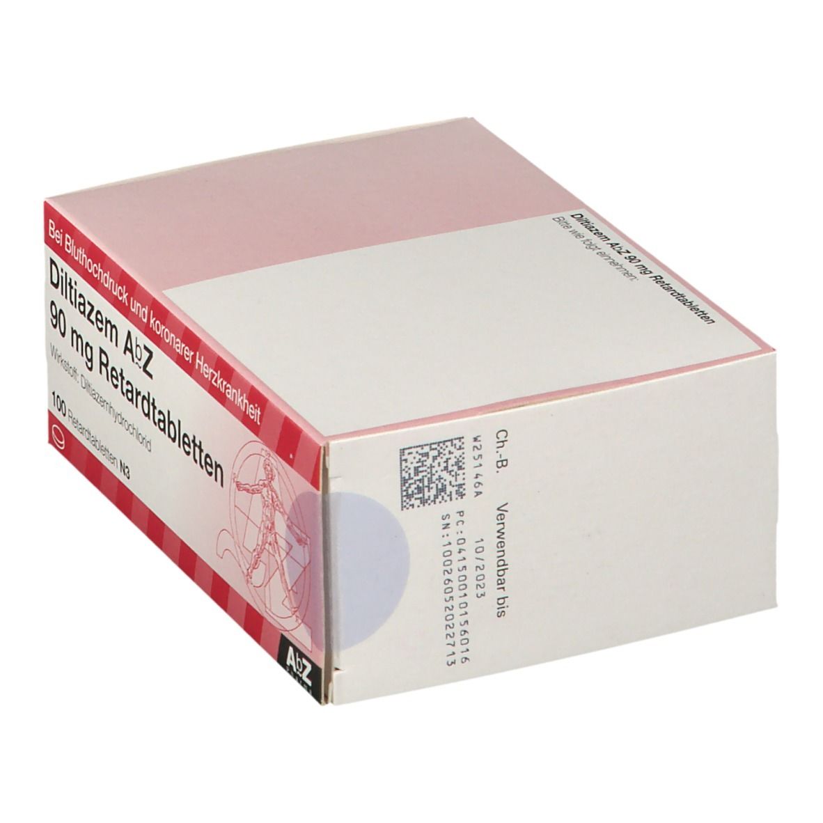 Diltiazem AbZ 90 mg Retardtabletten 100 St Retard-Tabletten