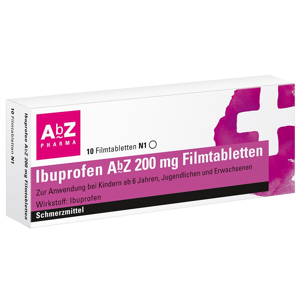 Ibuprofen AbZ 200 mg Filmtabletten