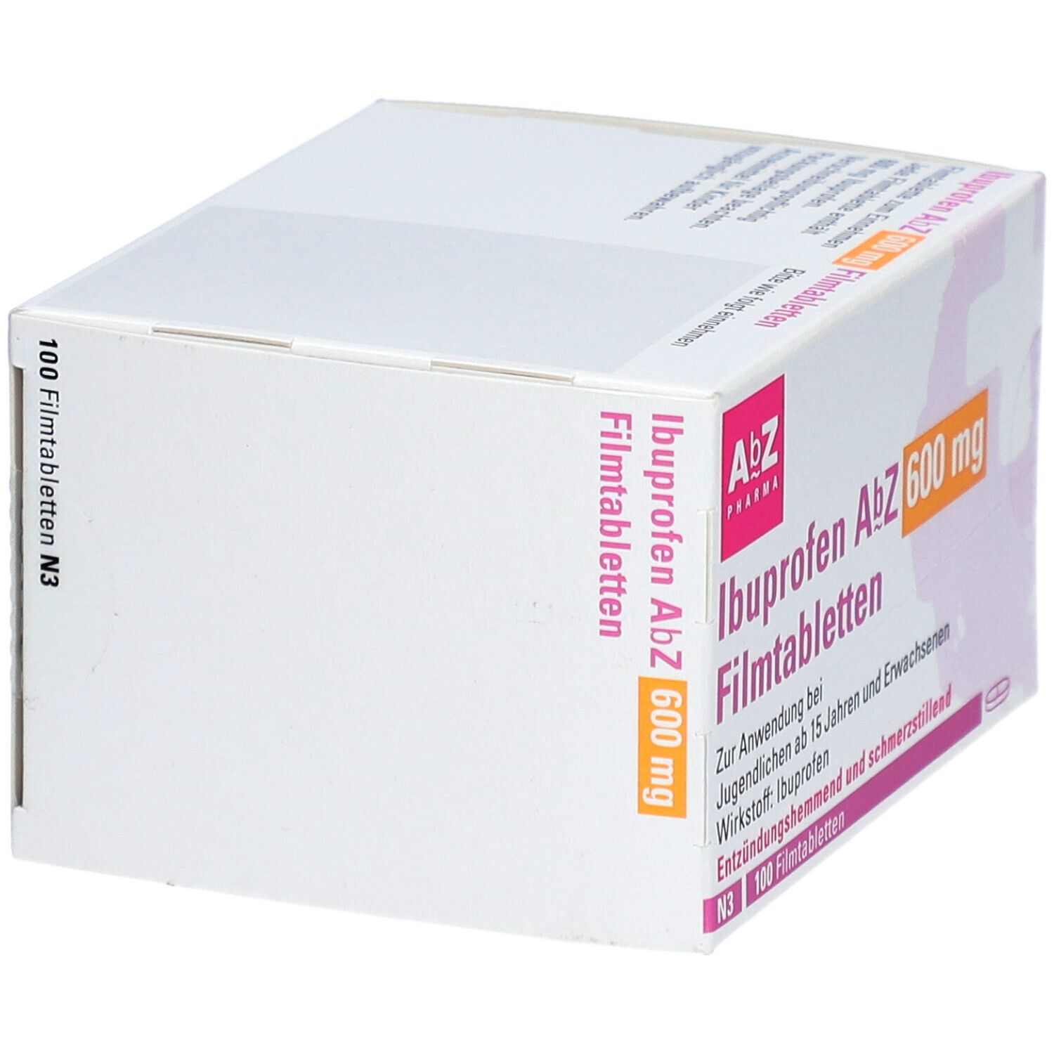 Ibuprofen AbZ 600 mg Filmtabletten 100 St