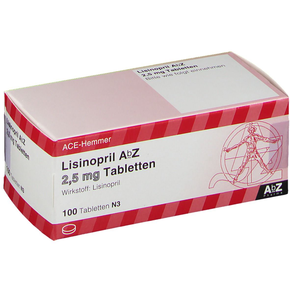 Lisinopril AbZ 2.5Mg