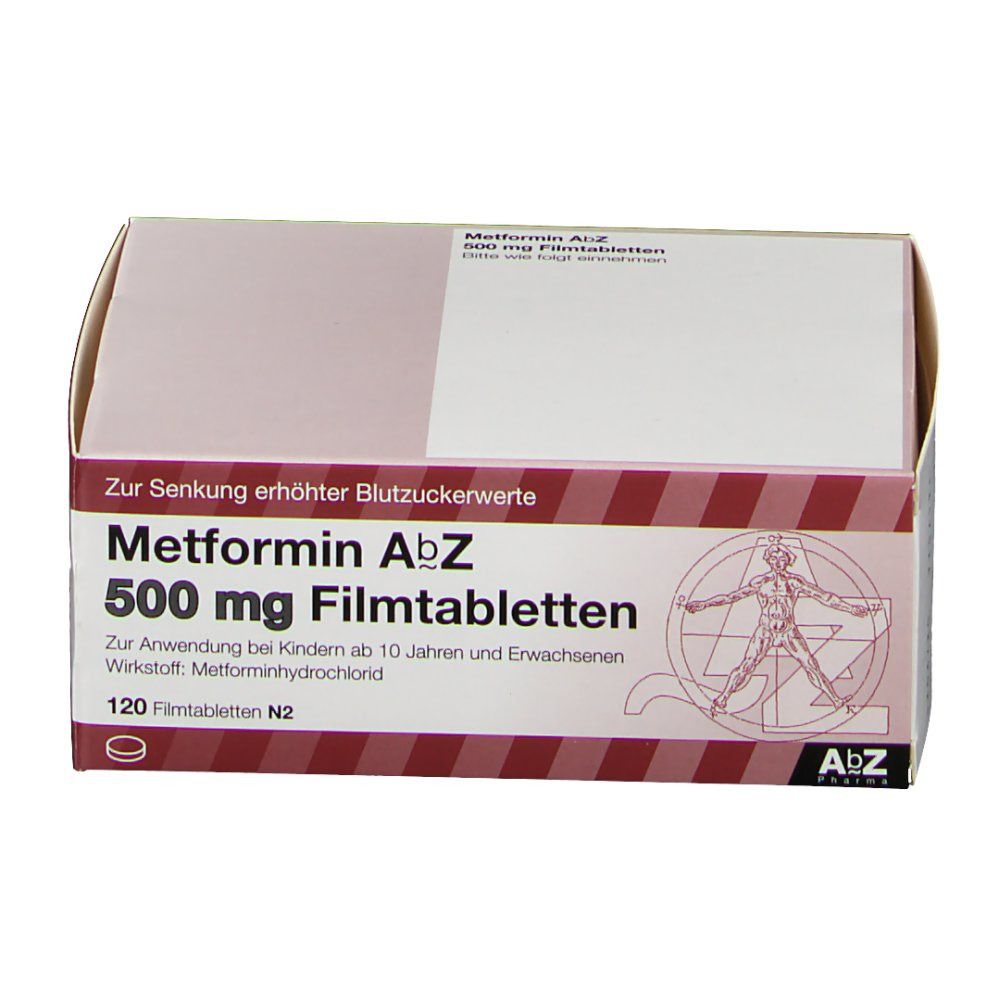 Metformin AbZ 500 mg Filmtabletten