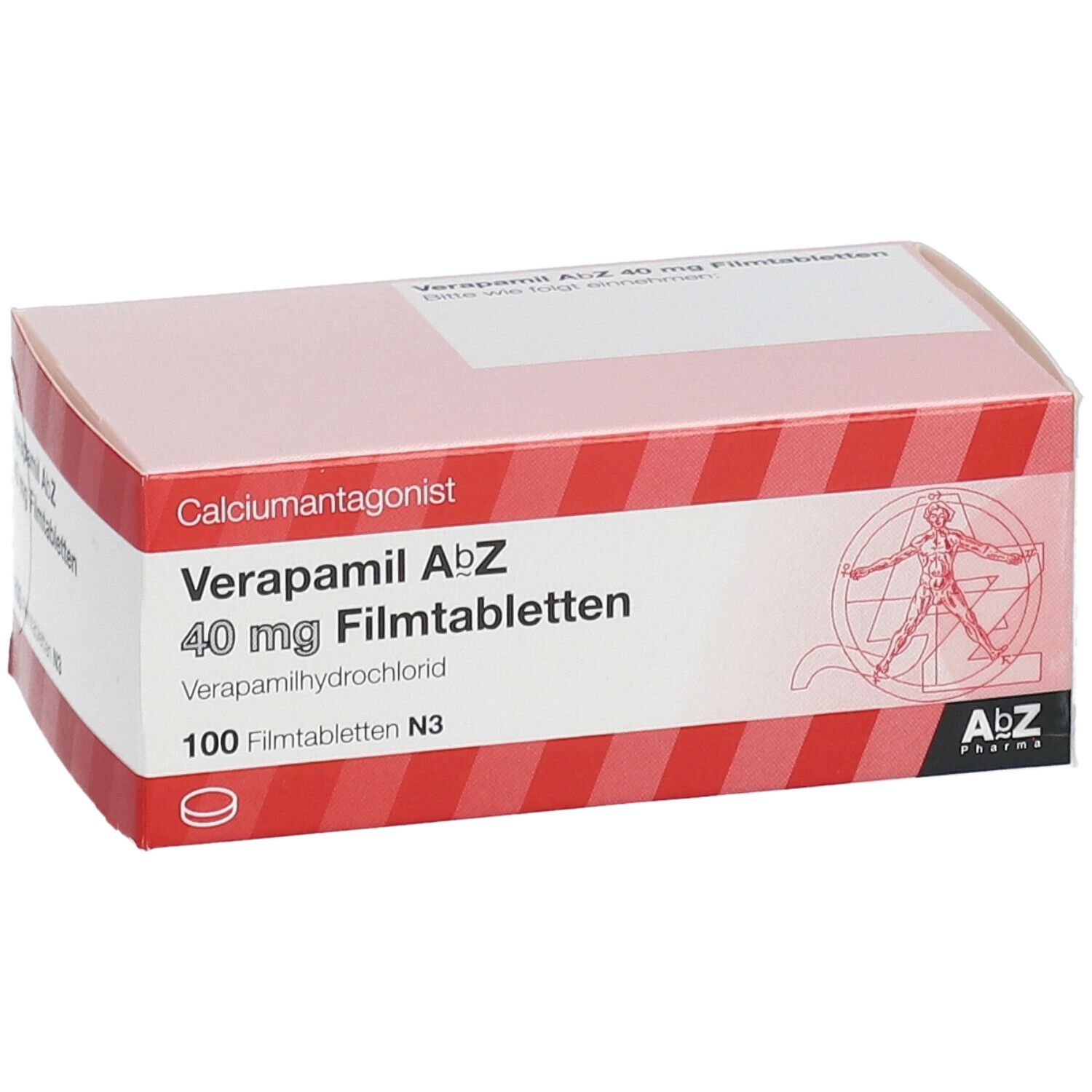 Verapamil Abz 40mg 100 St Mit Dem E Rezept Kaufen Shop Apotheke