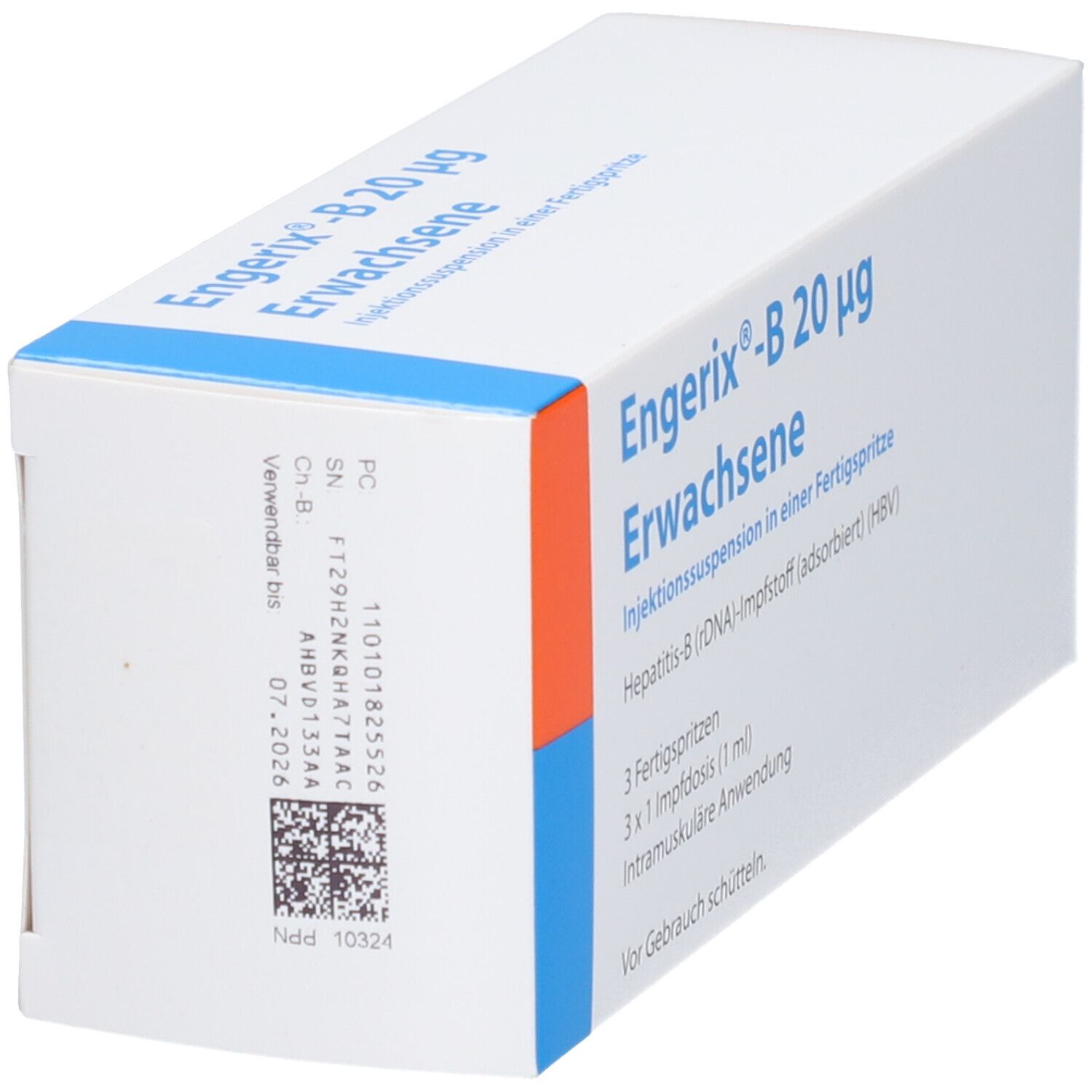 Engerix-B Erwachsene Inj.-Susp.i.e.Fertigspritze 3 St Injektionssuspension