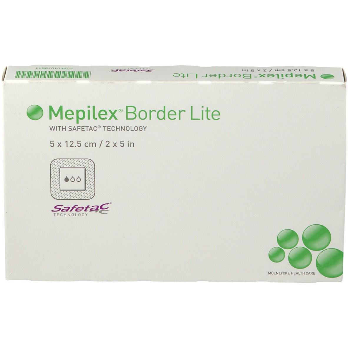Mepilex® Border Lite Schaumverband 5 cm x 12,5 cm steril