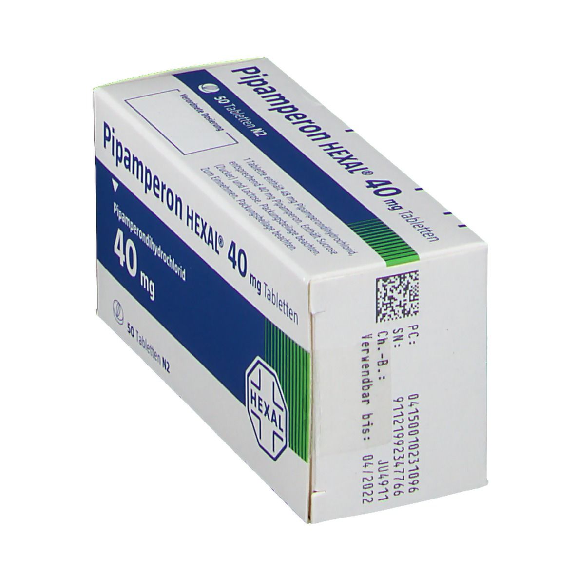 Pipamperon Hexal 40 mg Tabletten 50 St