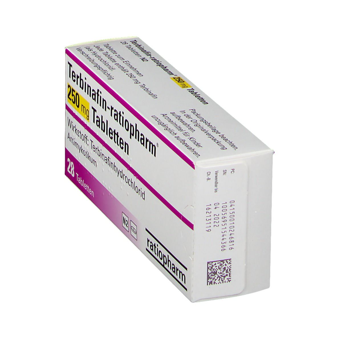 TERBINAFIN-ratiopharm 250 mg Tabletten 28 St