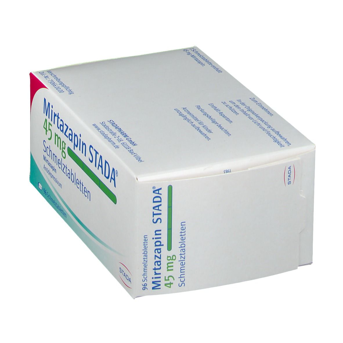 Mirtazapin STADA® 45 mg Schmelztabletten