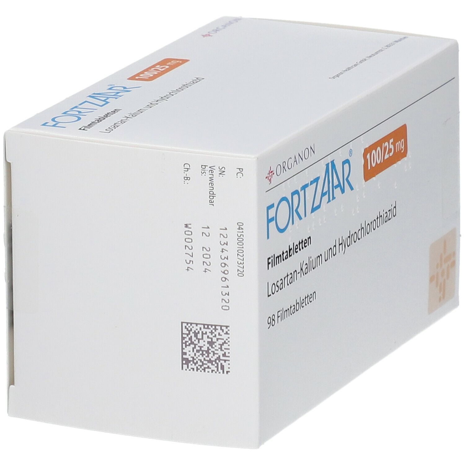 Fortzaar 100/25 mg Filmtabletten 98 St