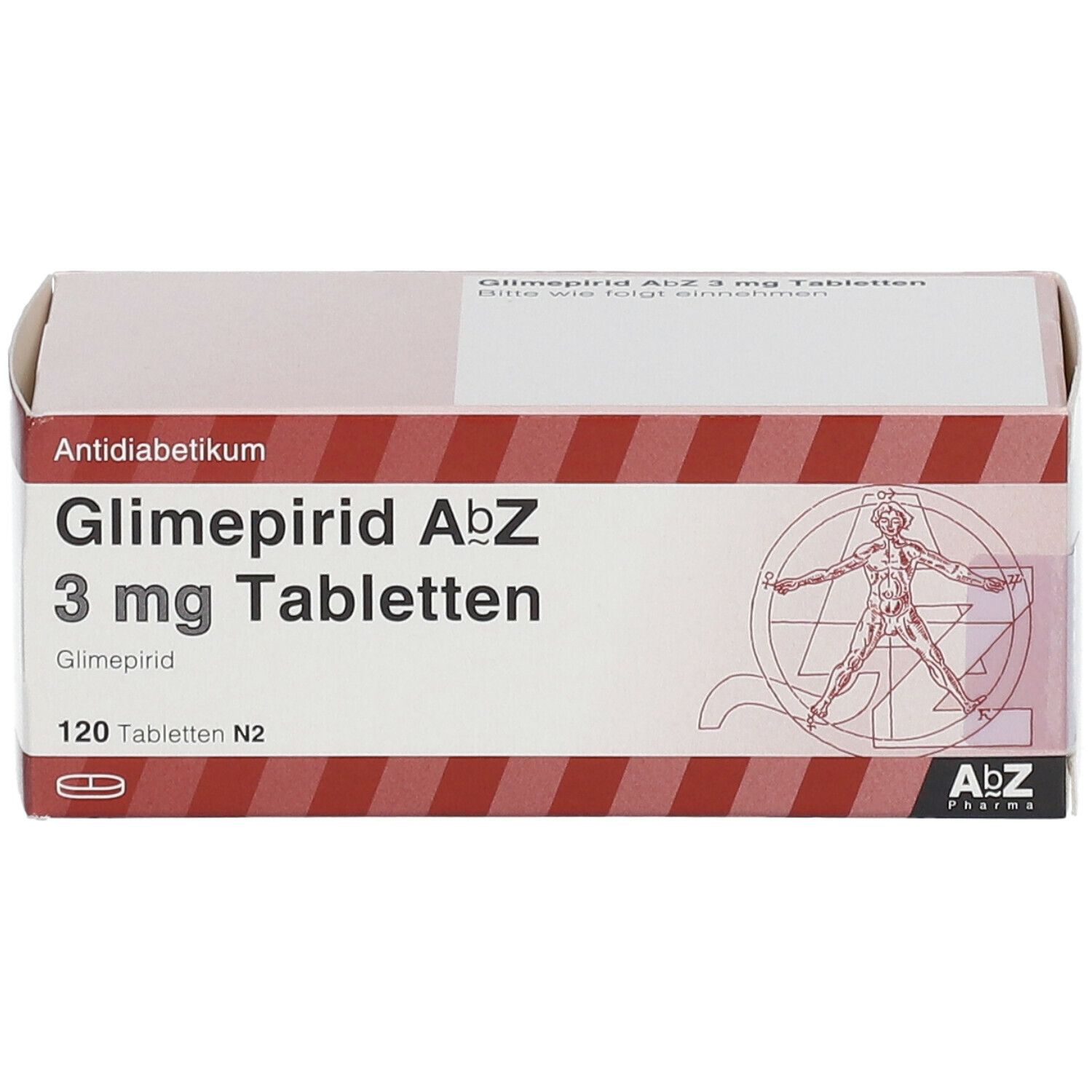 Glimepirid AbZ 3 mg 120 St mit dem ERezept kaufen Shop Apotheke