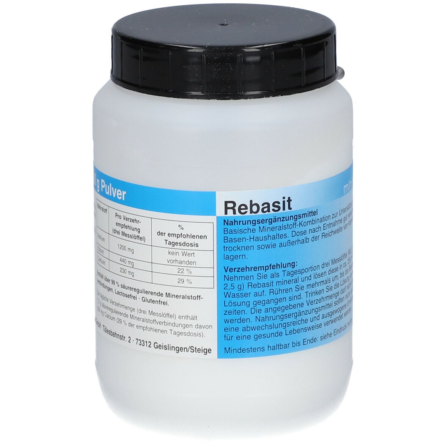 Rebasit Mineral Pulver