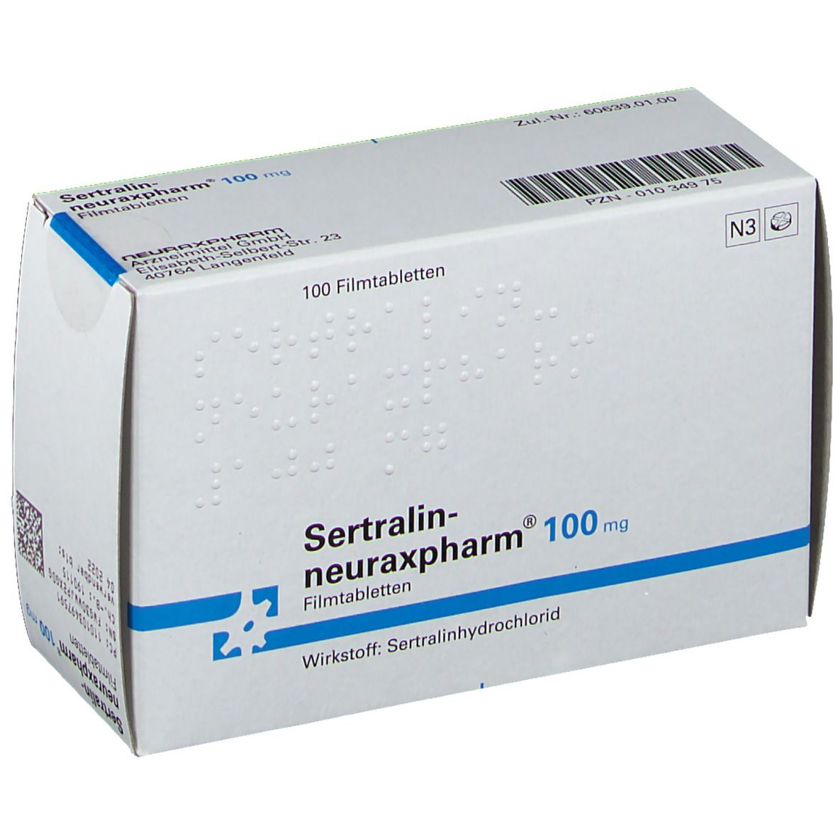 Sertralin-neuraxpharm® 100 mg