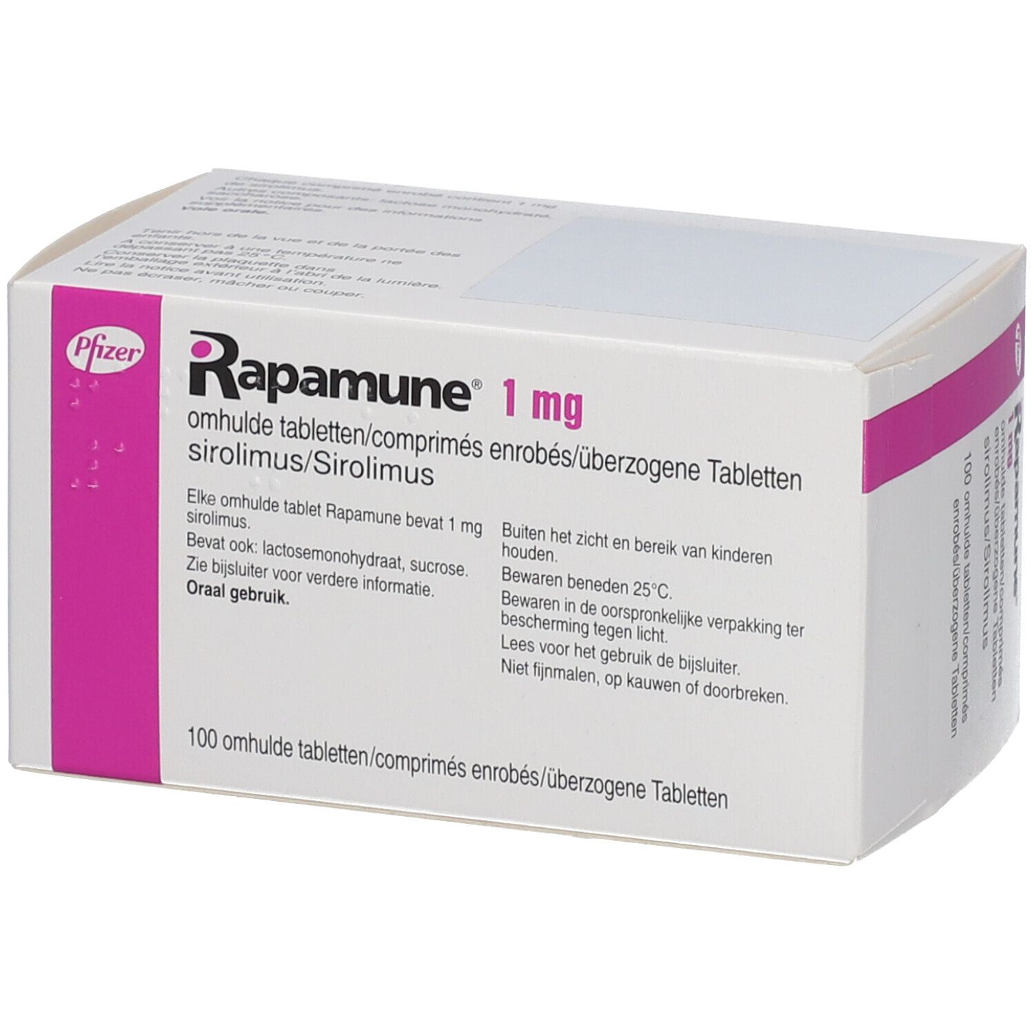 Rapamune 1 mg 100 St mit dem E-Rezept kaufen - Shop Apotheke