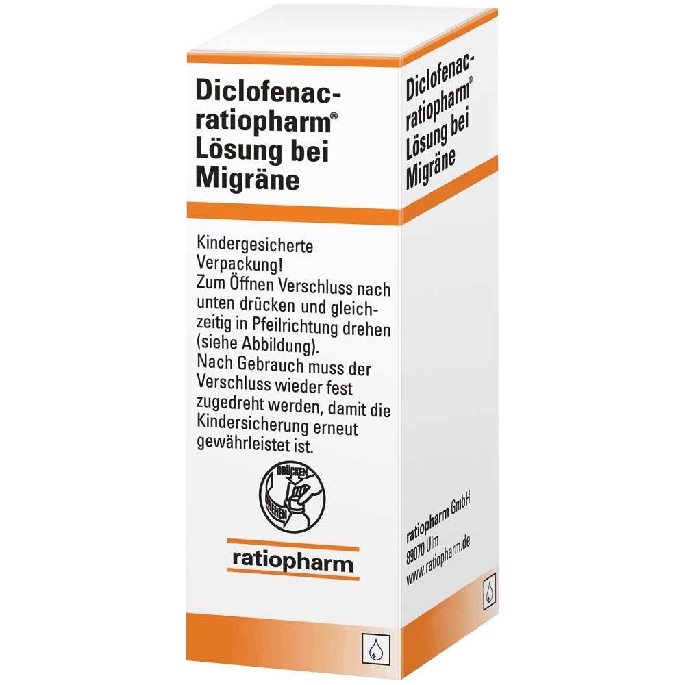 Diclofenac-ratiopharm®  bei Migräne
