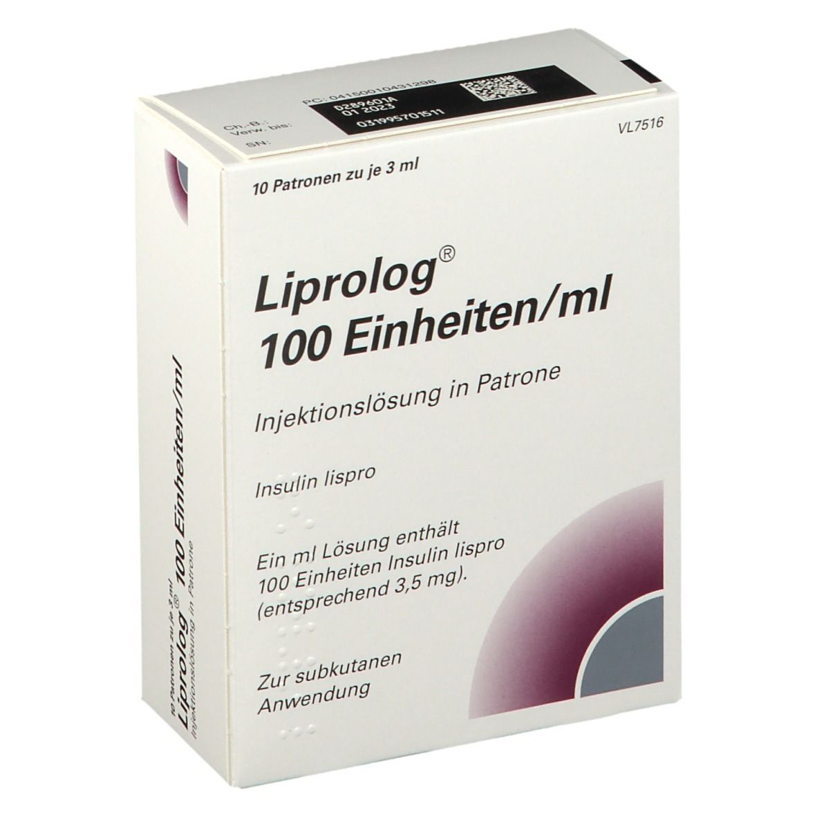 Liprolog 100 Einheiten/ml