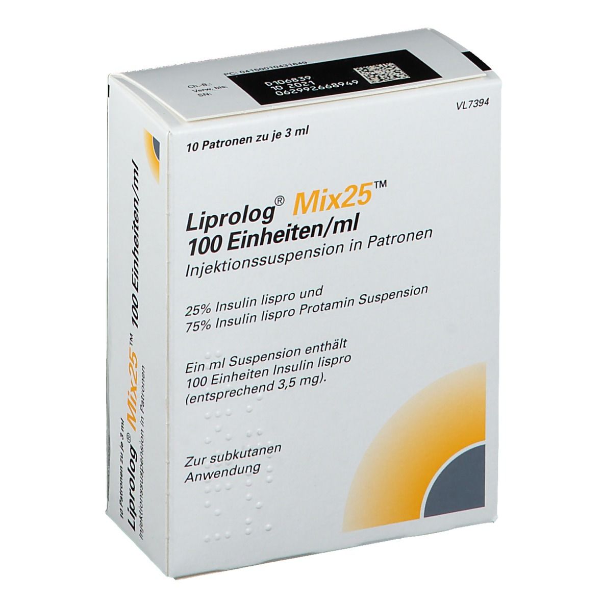 Liprolog® Mix25™ 100 Einheiten/ml