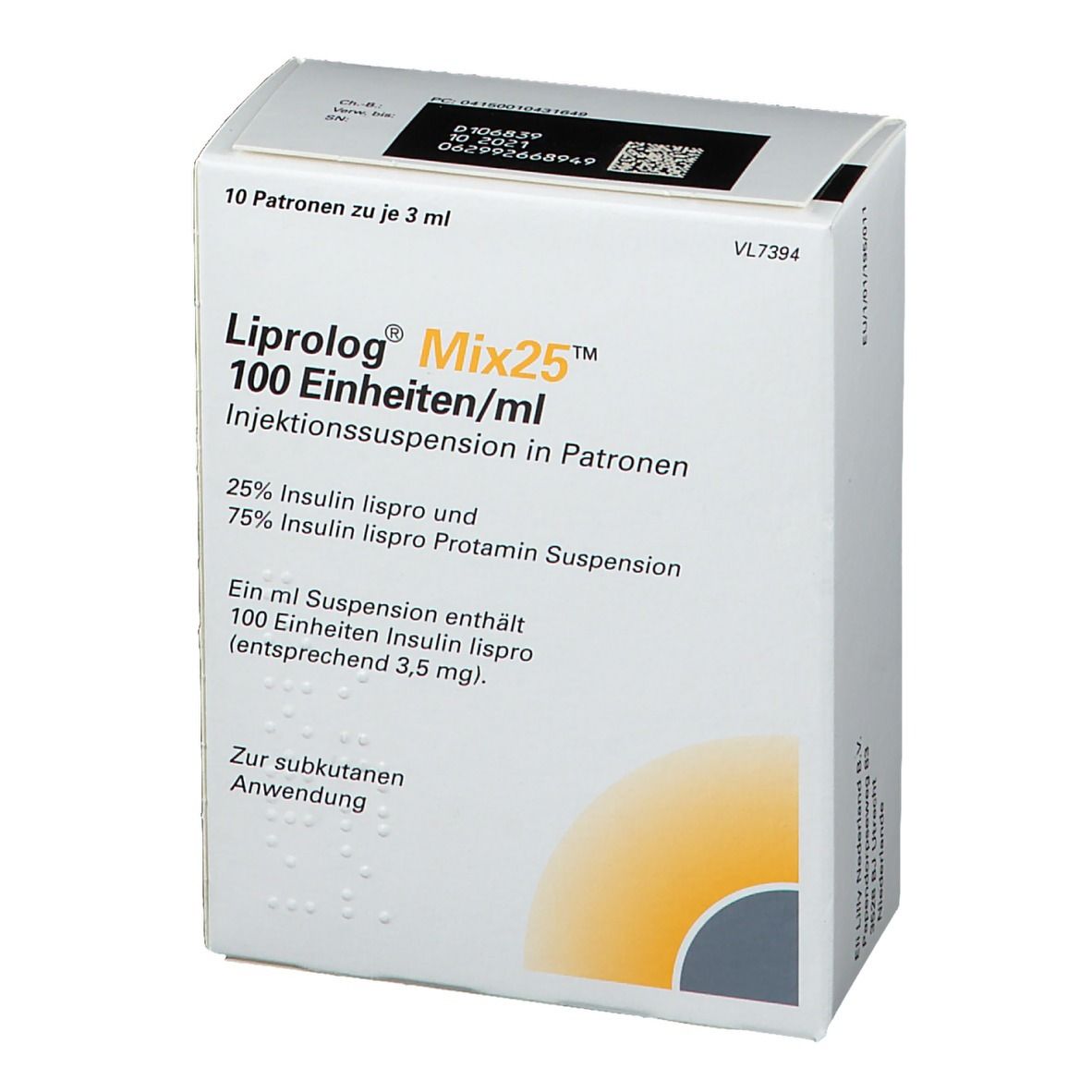 Liprolog® Mix25™ 100 Einheiten/ml