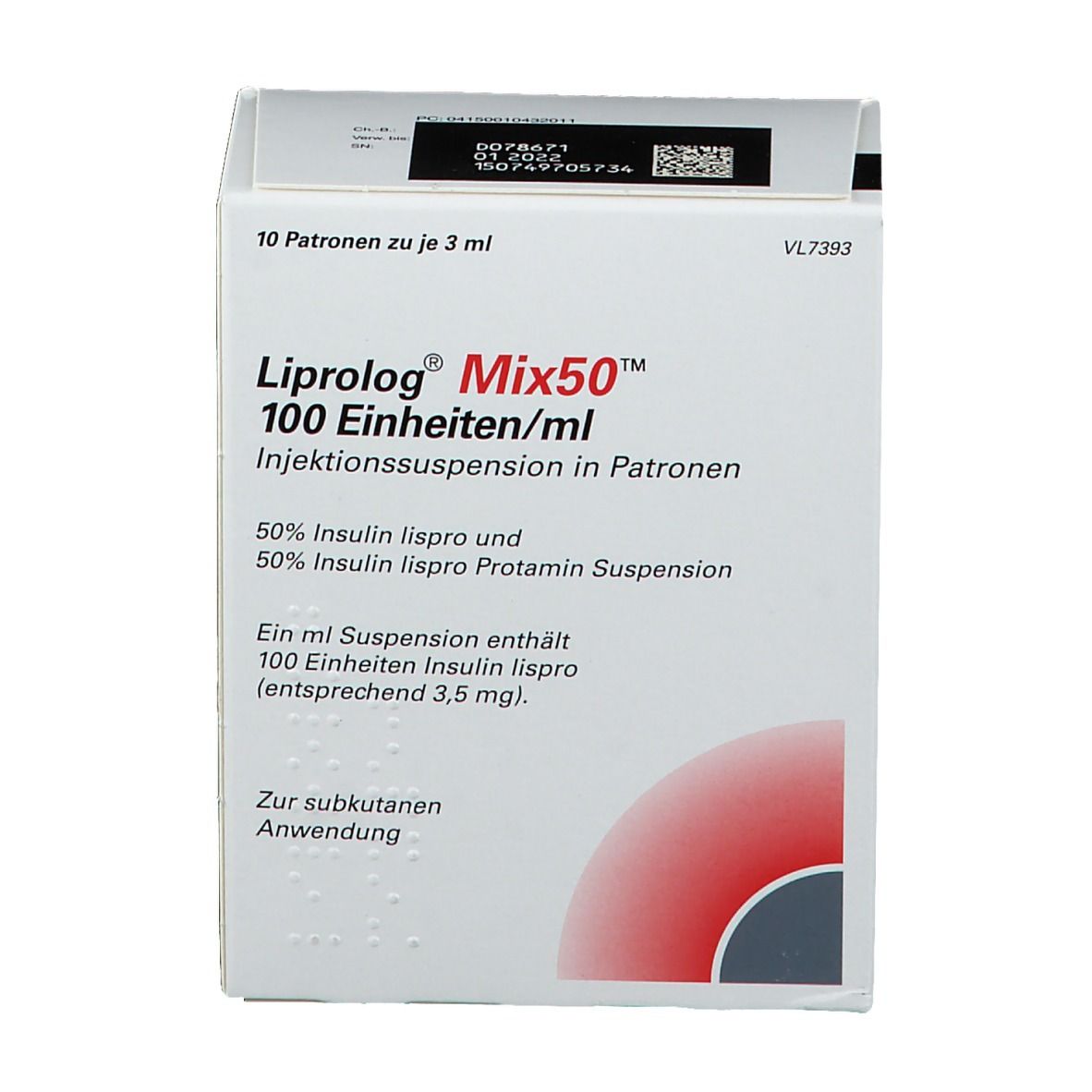 Liprolog® Mix50™ 100 Einheiten/ml