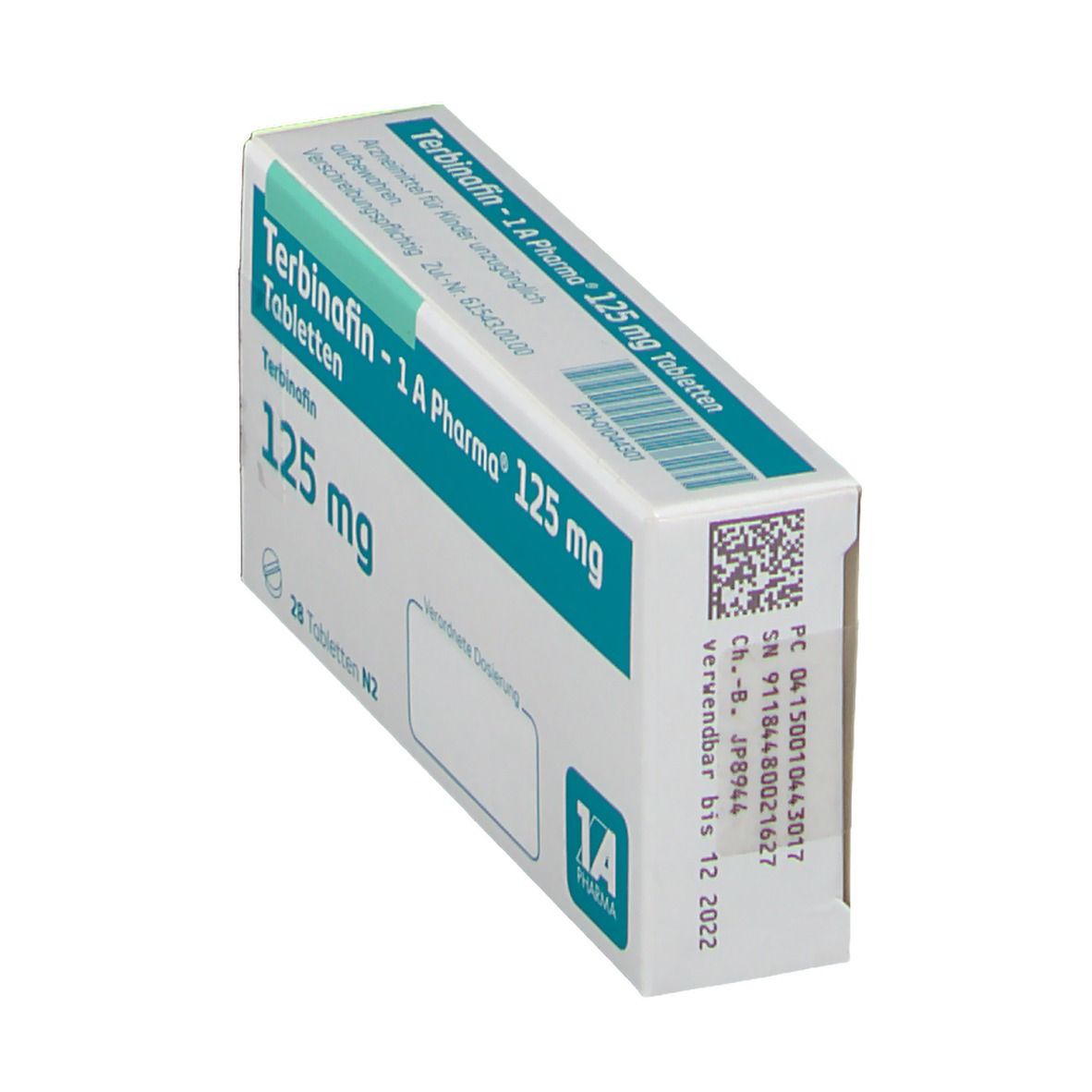 Terbinafin-1A Pharma 125 mg Tabletten 28 St