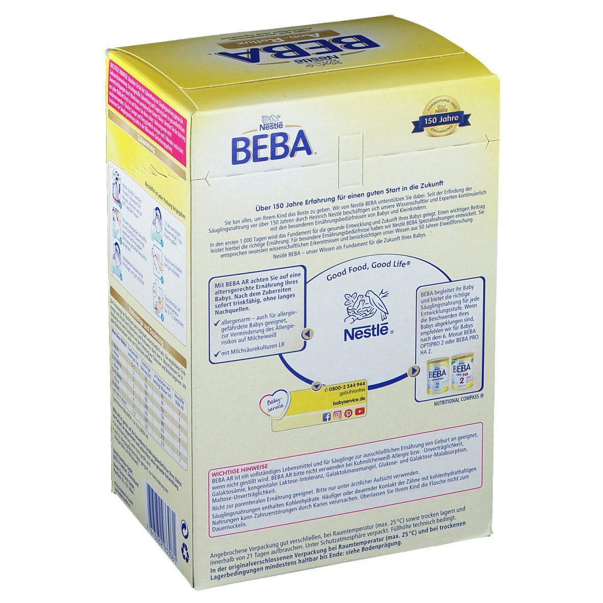 Nestlé BEBA® Anti-Reflux Spezialnahrung