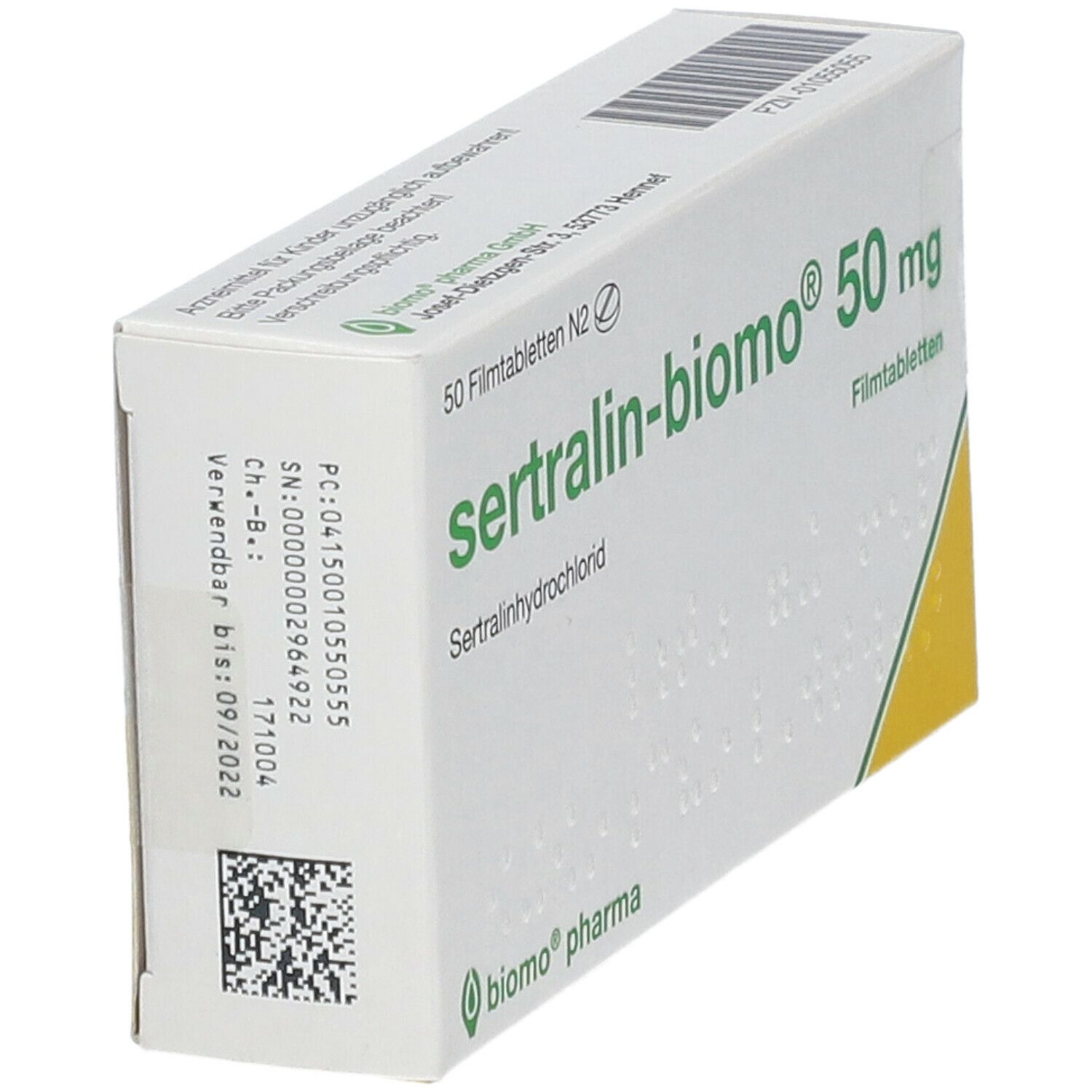 sertralin-biomo® 50 mg