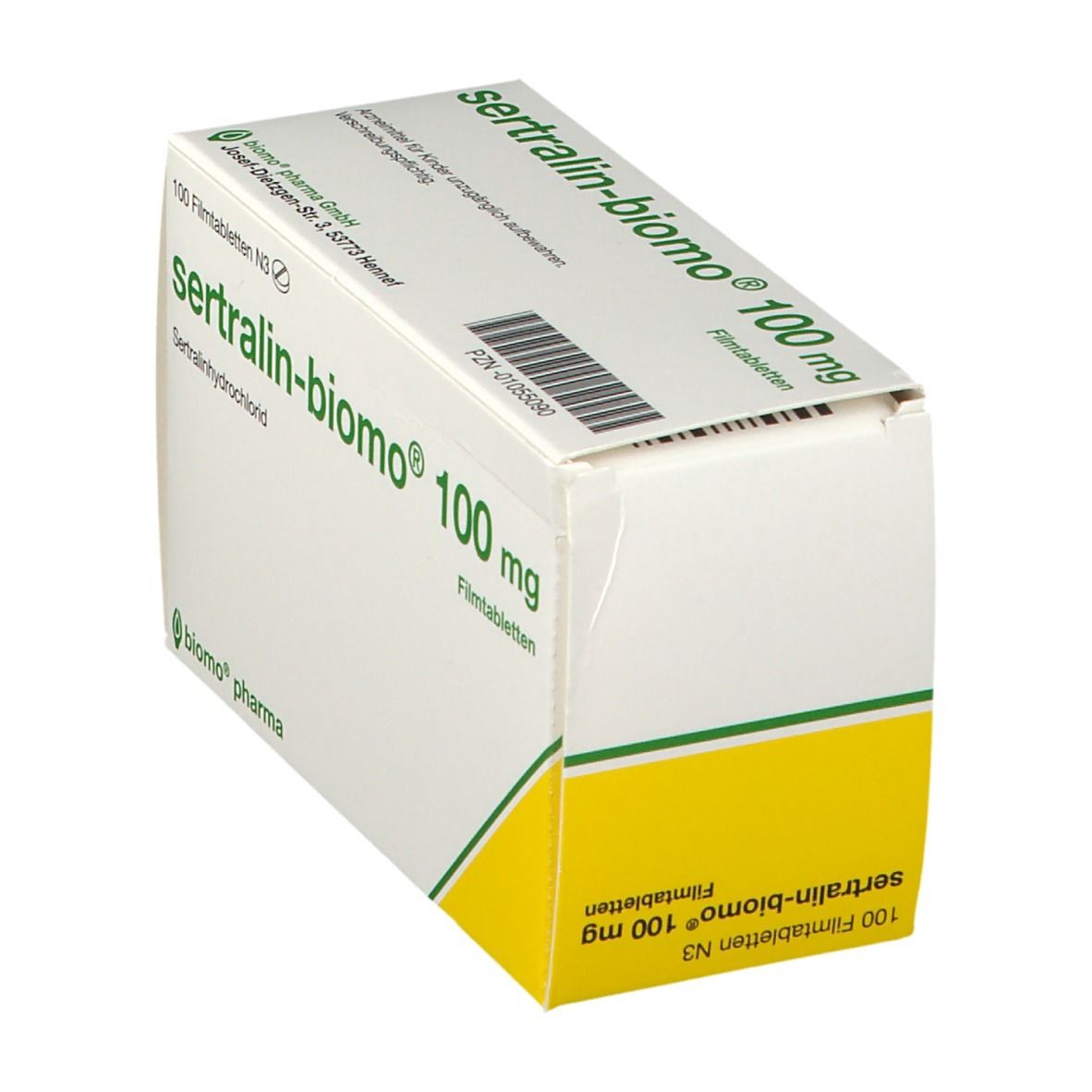 SERTRALIN-biomo 100 mg Filmtabletten St