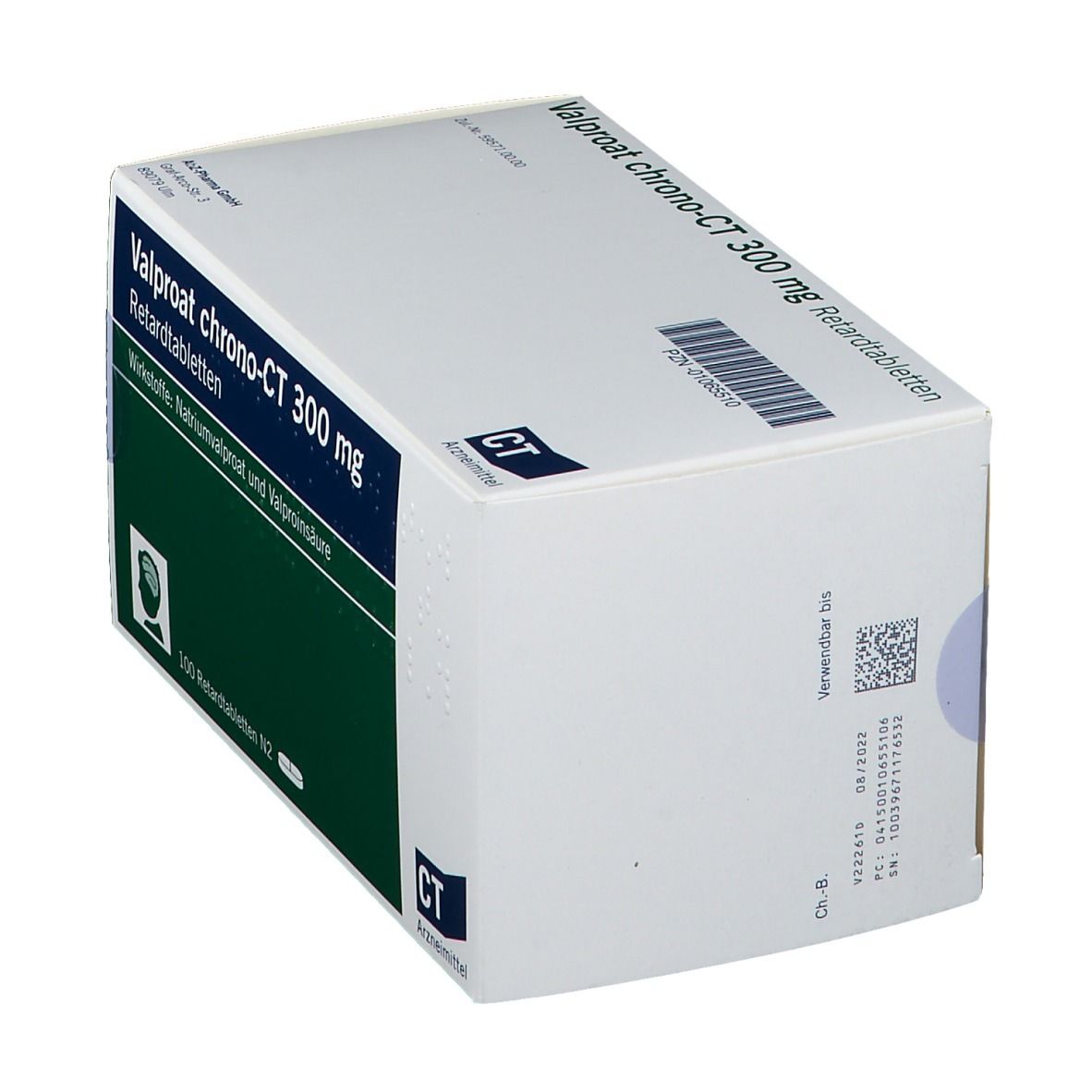 Valproat chrono-CT 300 mg Retardtabletten 100 St Retard-Tabletten