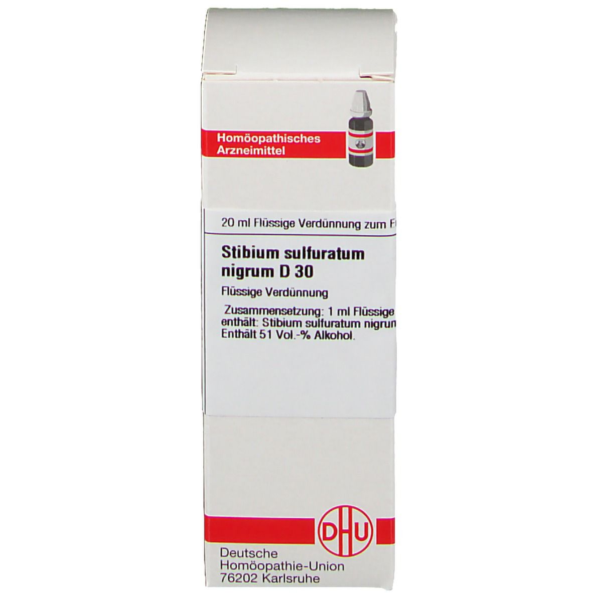 DHU Stibium Sulfuratum Nigrum D30