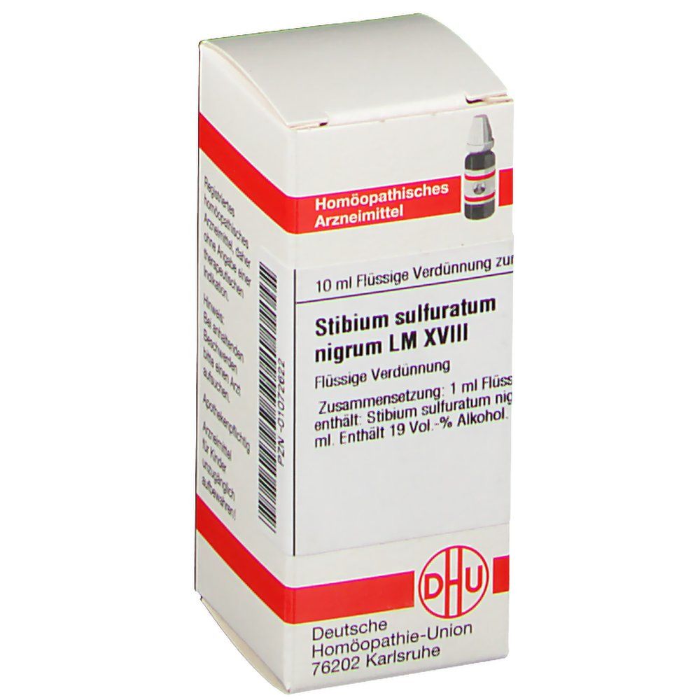 DHU Stibium Sulfuratum Nigrum LM XVIII