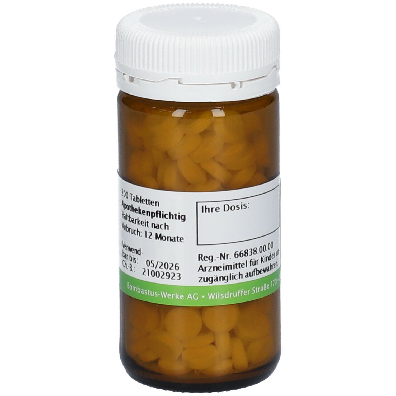Bombastus Biochemie 7 Magnesium phosphoricum D 6 Tabletten