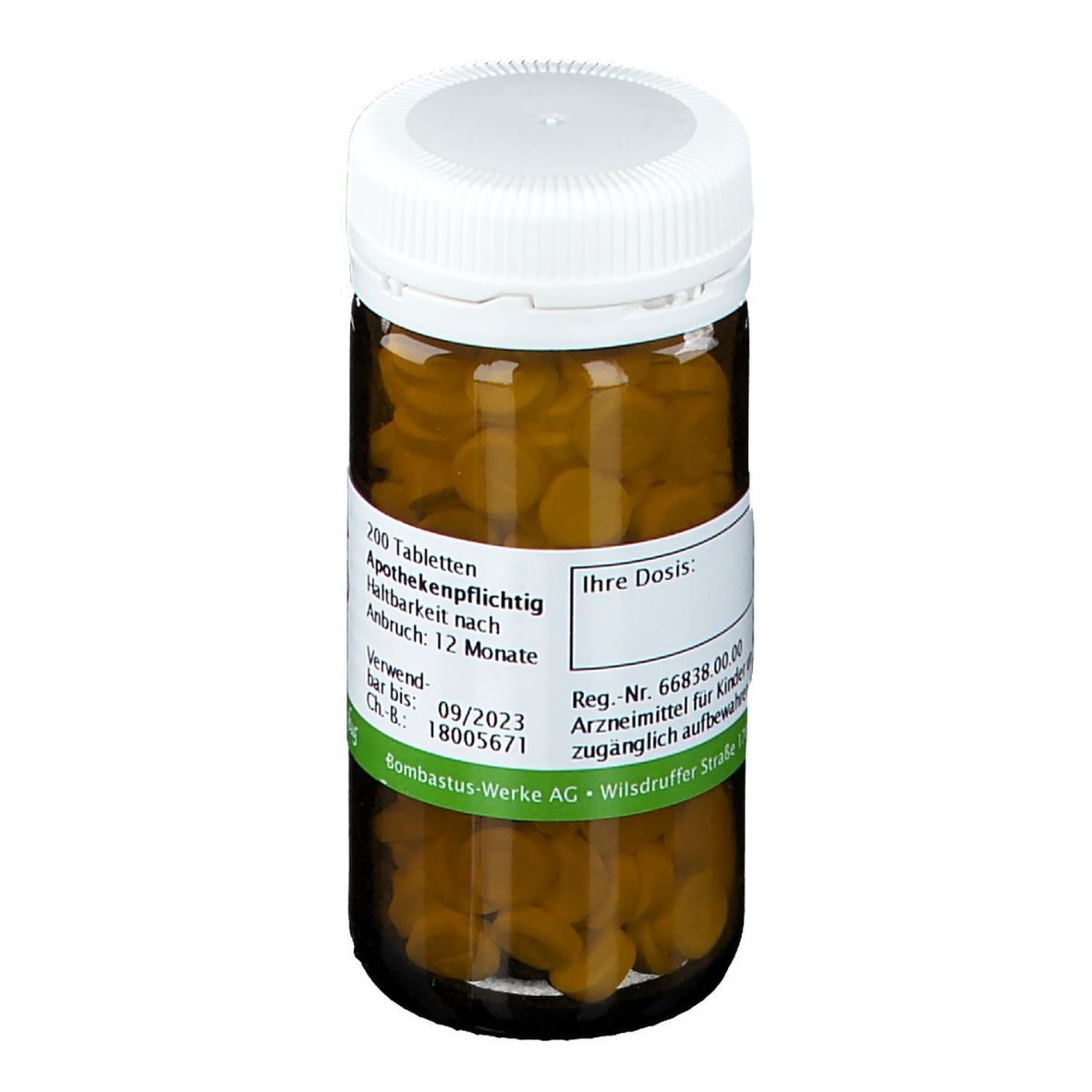 Bombastus Biochemie 7 Magnesium phosphoricum D 12 Tabletten