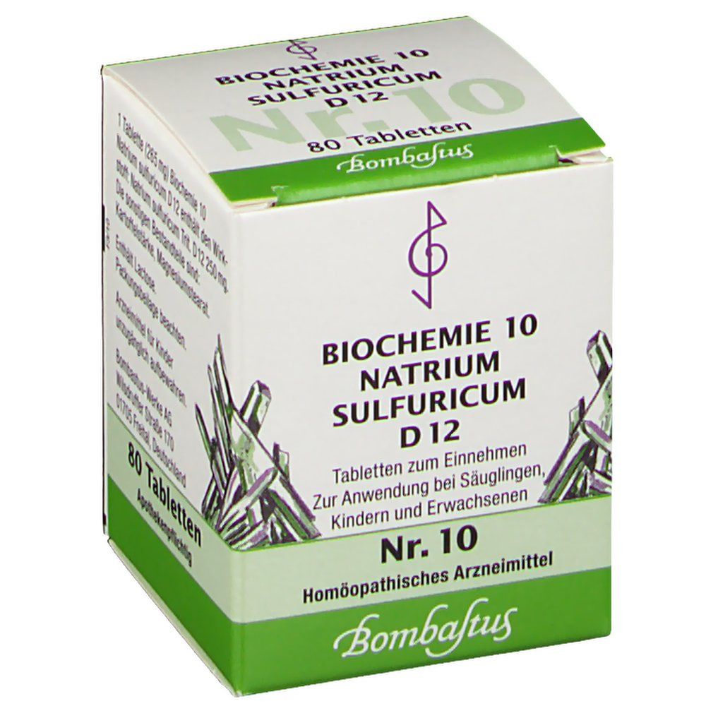 Bombastus Biochemie 10 Natrium Sulfuricum D12