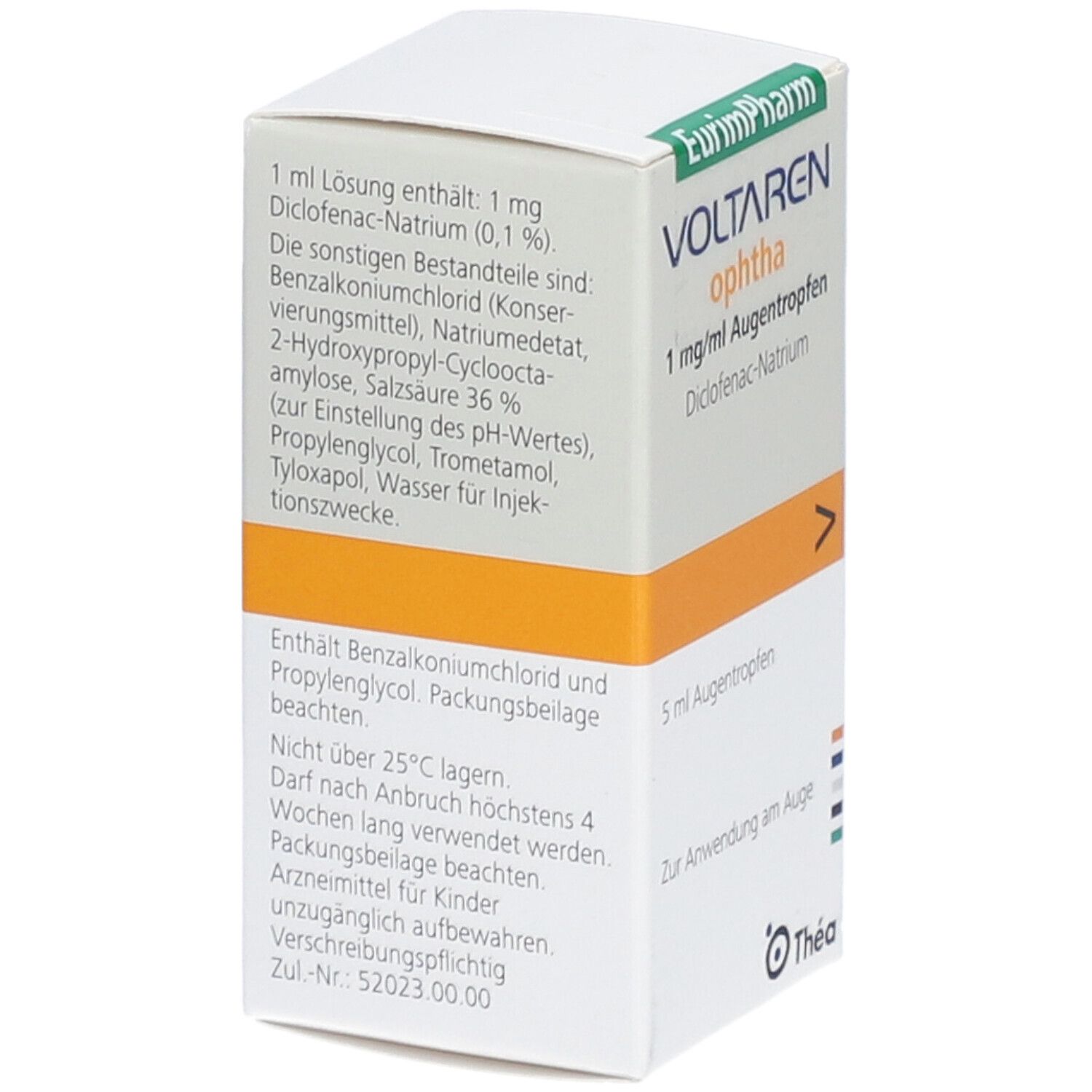 VOLTAREN optha 1 mg/ml