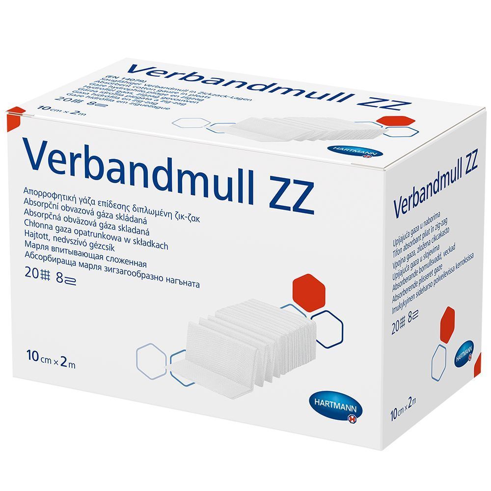 Hartmann Verbandmull ZZ 10 cm x 2 m